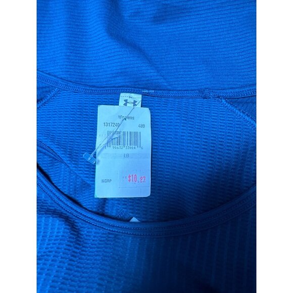 Under Armour Open Back/Cutout Fitted Heat Gear Reflective Top Women's Size L - Picture 5 of 10